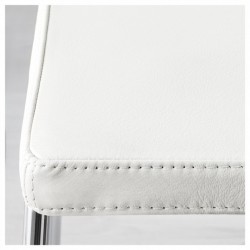 Фото4.Кресло, хромированный, Мьюки Кавато белый BERNHARD IKEA 201.530.68